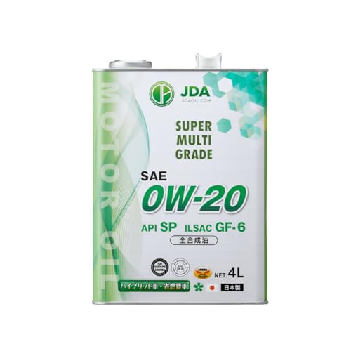 JDA エンジンオイル スーパーマルチグレードエンジンオイル 0W-20 4L SP GF-6 全合成基油 (4L)